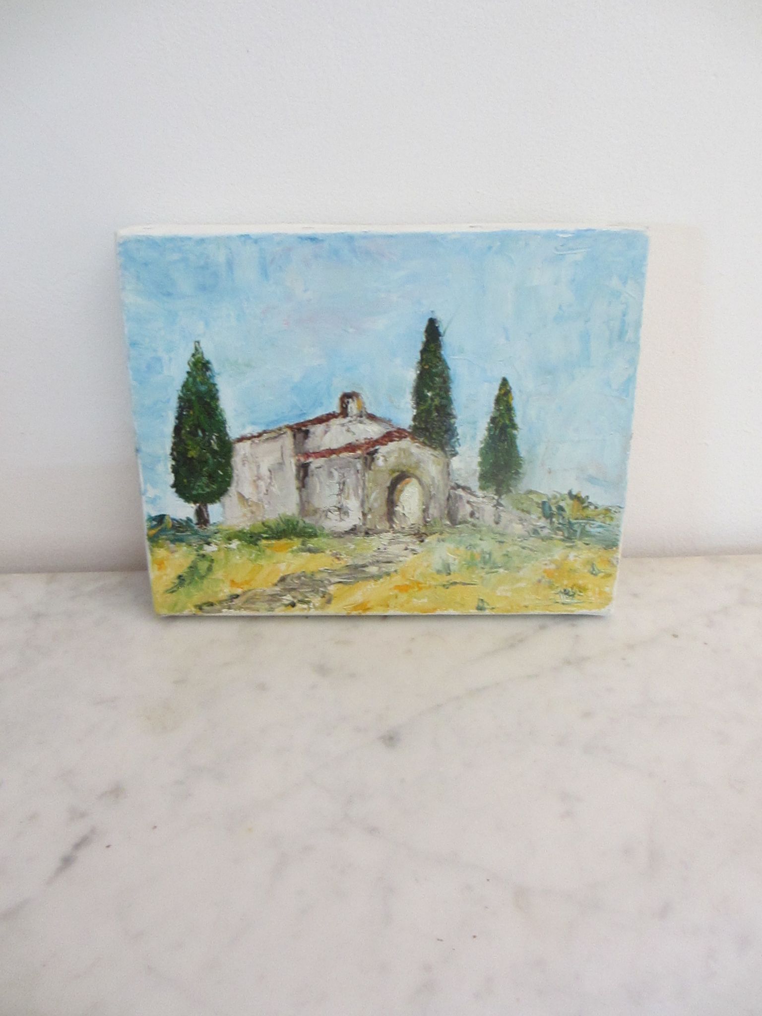 2 peintures sur toile