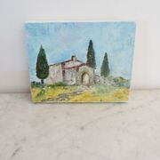 2 peintures sur toile