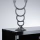 Sculptural metal candle holder, 1970s