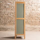 Wardrobe restyled in smoked green