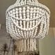 Magnificent wooden and steel ball suspension