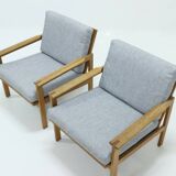 Lot of 2 capella chairs by Illum Wikkelso for N.Eilersen 1960s