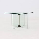 Italian Modern Glass Side Table 1970s