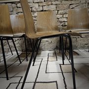 6 chaises Hiller empilable 1970