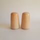 Vintage stoneware salt and pepper shaker set