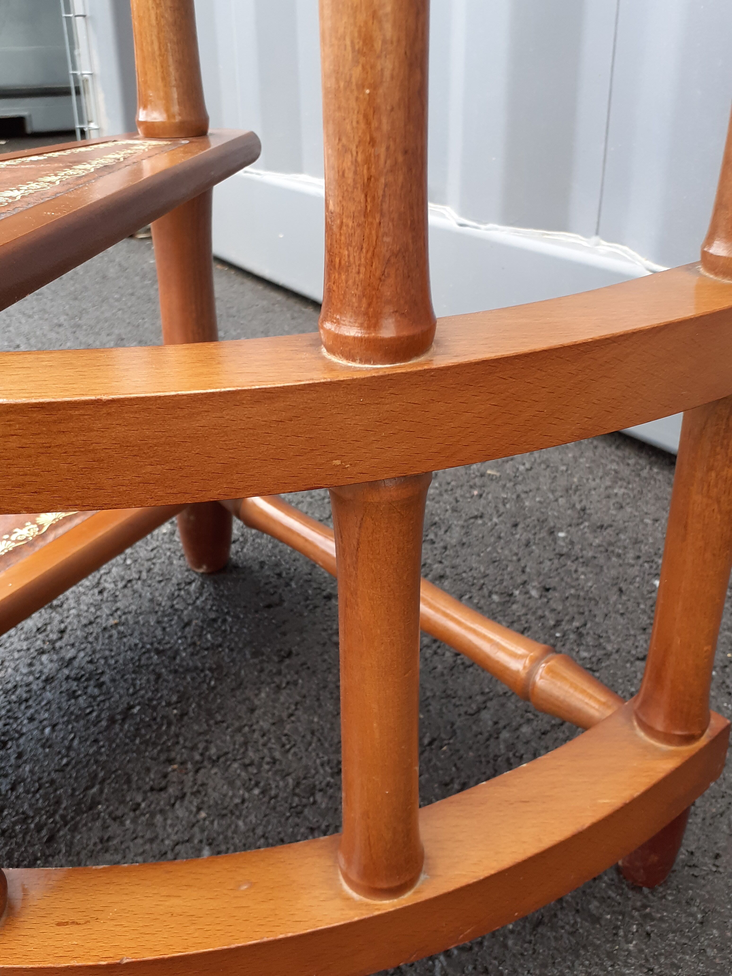 Ancient library staircase