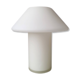 1980s glass mushroom table lamp