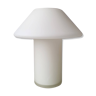 1980s glass mushroom table lamp