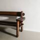 Vintage Swedish Wooden Pine Sofa by David Rosén for NK Sweden, 1930s