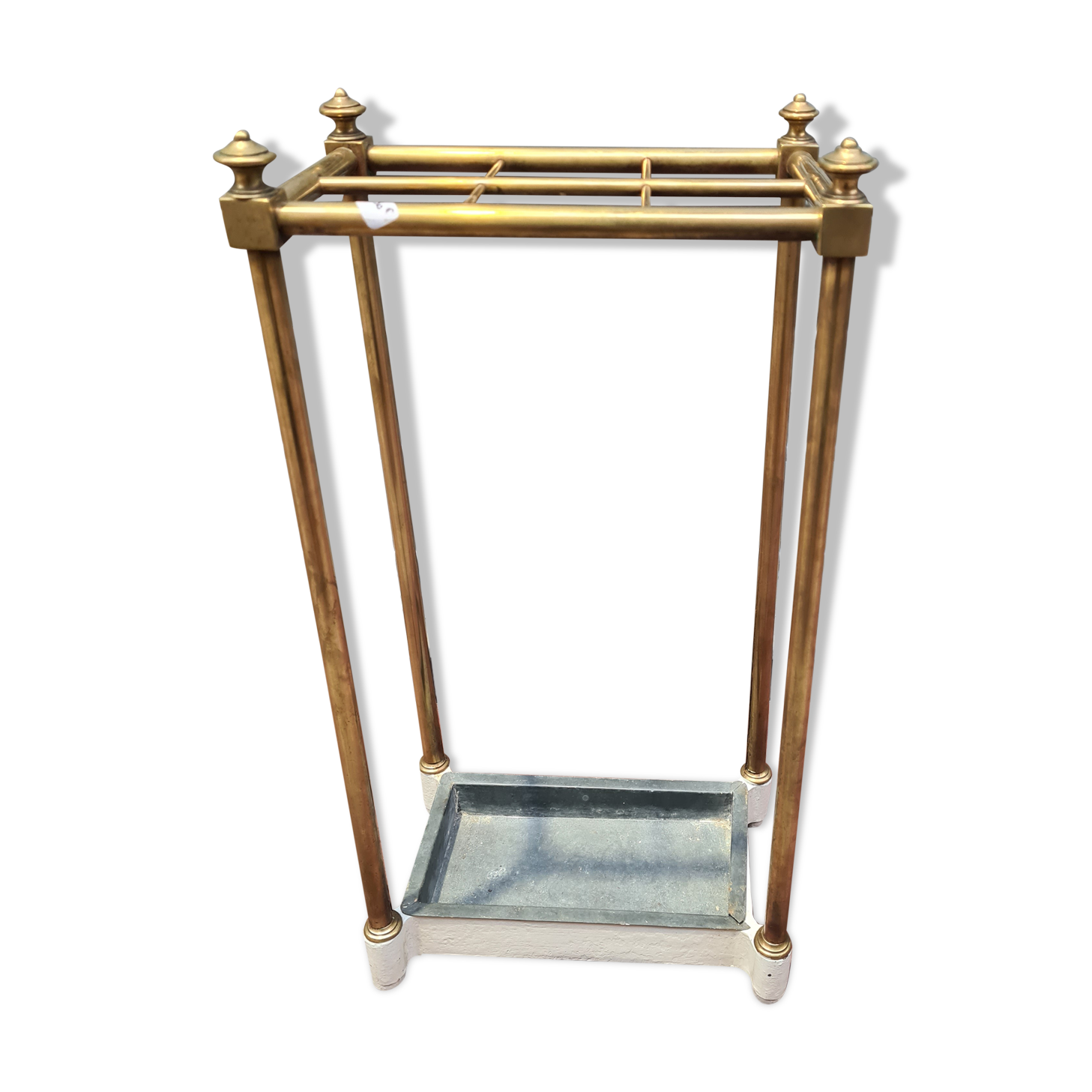 Old brass umbrella holder