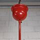 Lampe pendentif vintage rouge de l'ère spatiale / lustre (Stilnovo) Sputnik
