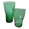 Duo de vases vert