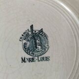 Duo of Moulin des Loups & Hamage plates, Marie-Louise model