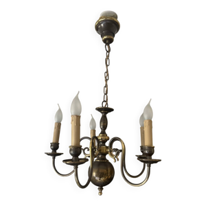 lustre Hollandais 5 branches