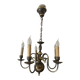 Dutch chandelier with 5 branches