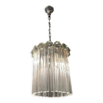 Pendentif léger Trilobi en verre de Murano italien, années 1960