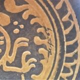 Old glazed terracotta plate. Safi. Year 69.