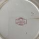 Round plate made of ironstone Sarreguemines Digoin model Favourite