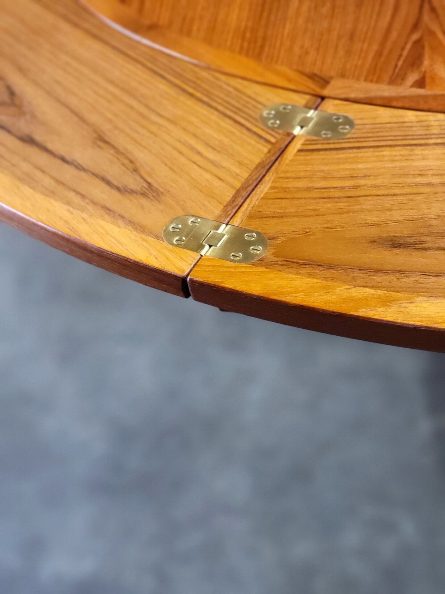 Dyrlund Flip Flap Lotus dining table in teak Denmark 1960