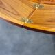 Dyrlund Flip Flap Lotus dining table in teak Denmark 1960