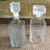 Set of whisky decanters