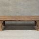 Table basse bois brut