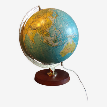 German vintage luminous globe