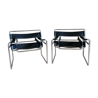 Fauteuils Wassily par Marcel Breuer