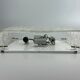 60s 70s ice glass flush mount ceiling lamp by Kaiser Leuchten Germany