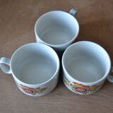 3 vintage Tognana cups