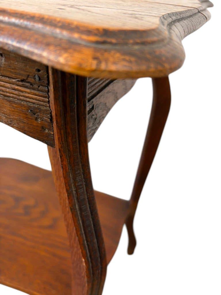 Table d'appoint/table à plantes vintage en bois