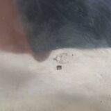 Silver metal champagne seal