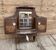 Miroir de barbier en teck birman