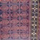 Vintage carpet turkmen belutch afghan 81x123 cm