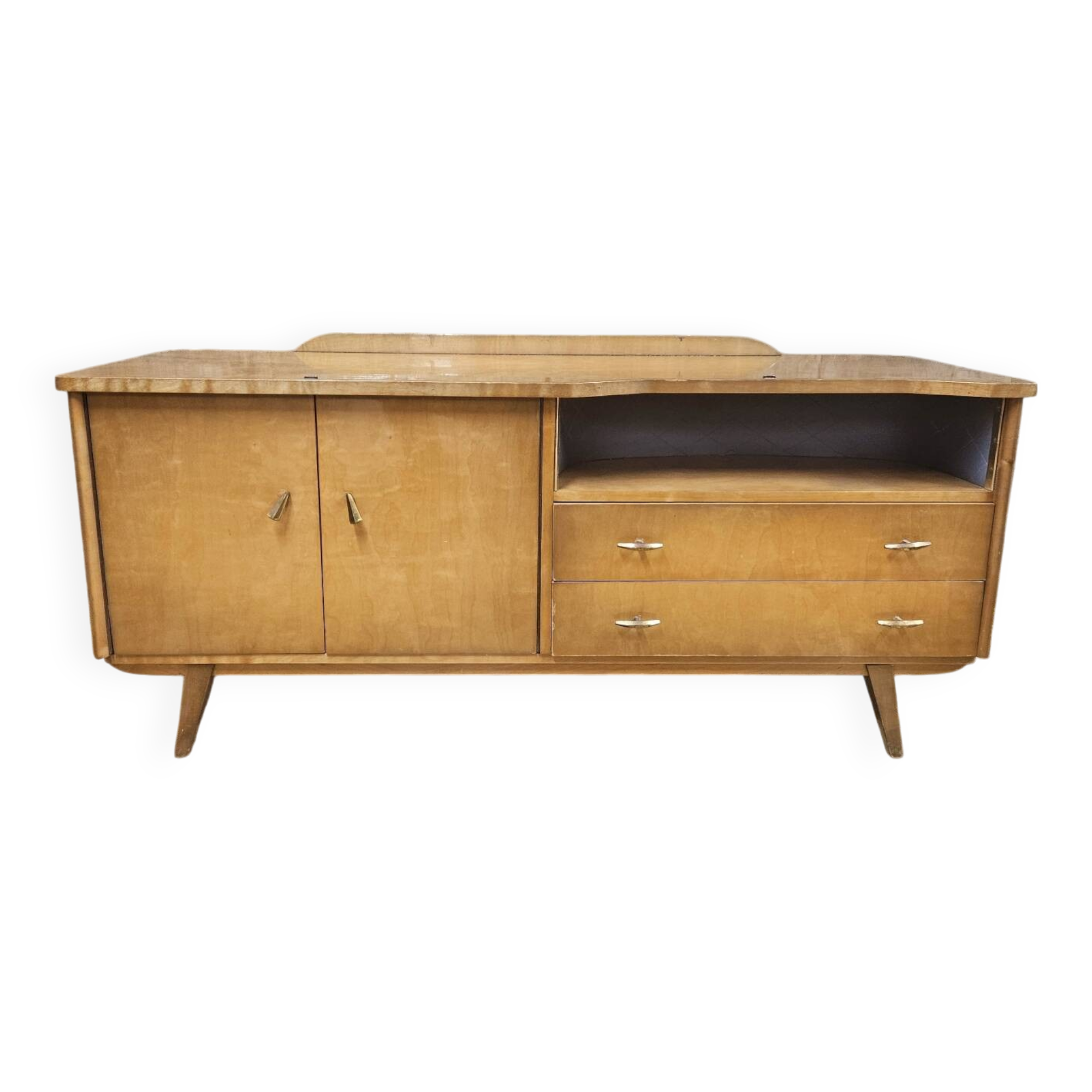 Petite enfilade bois blond vintage