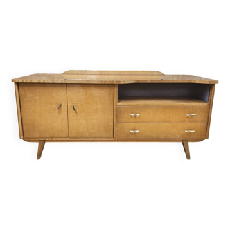 Petite enfilade bois blond vintage