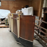 1950s oak and Formica bar