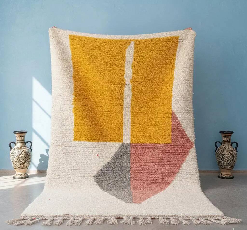 Handmade Moroccan rug 3x2 m