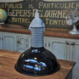 Large PHILIPS Industrial black lamp