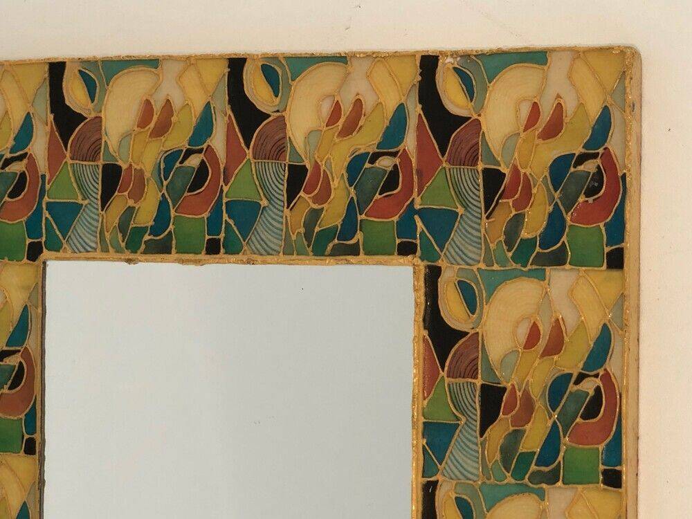 Petit miroir en céramique