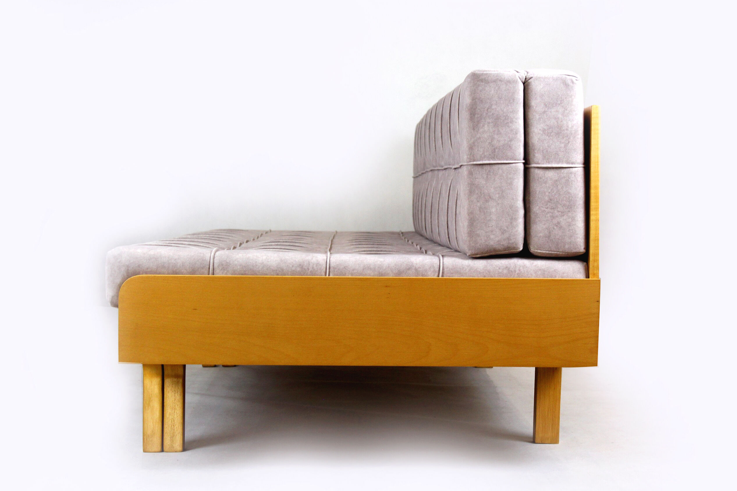 Mid-Century Convertible Sofa by Ludvik Volak for Holesov, 1960s