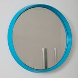 Miroir rond bleu, 1970