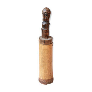 Boîte Indonésienne en bois, vintage