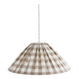 Malala "beige" large tile conical pendant light
