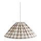 Malala "beige" large tile conical pendant light