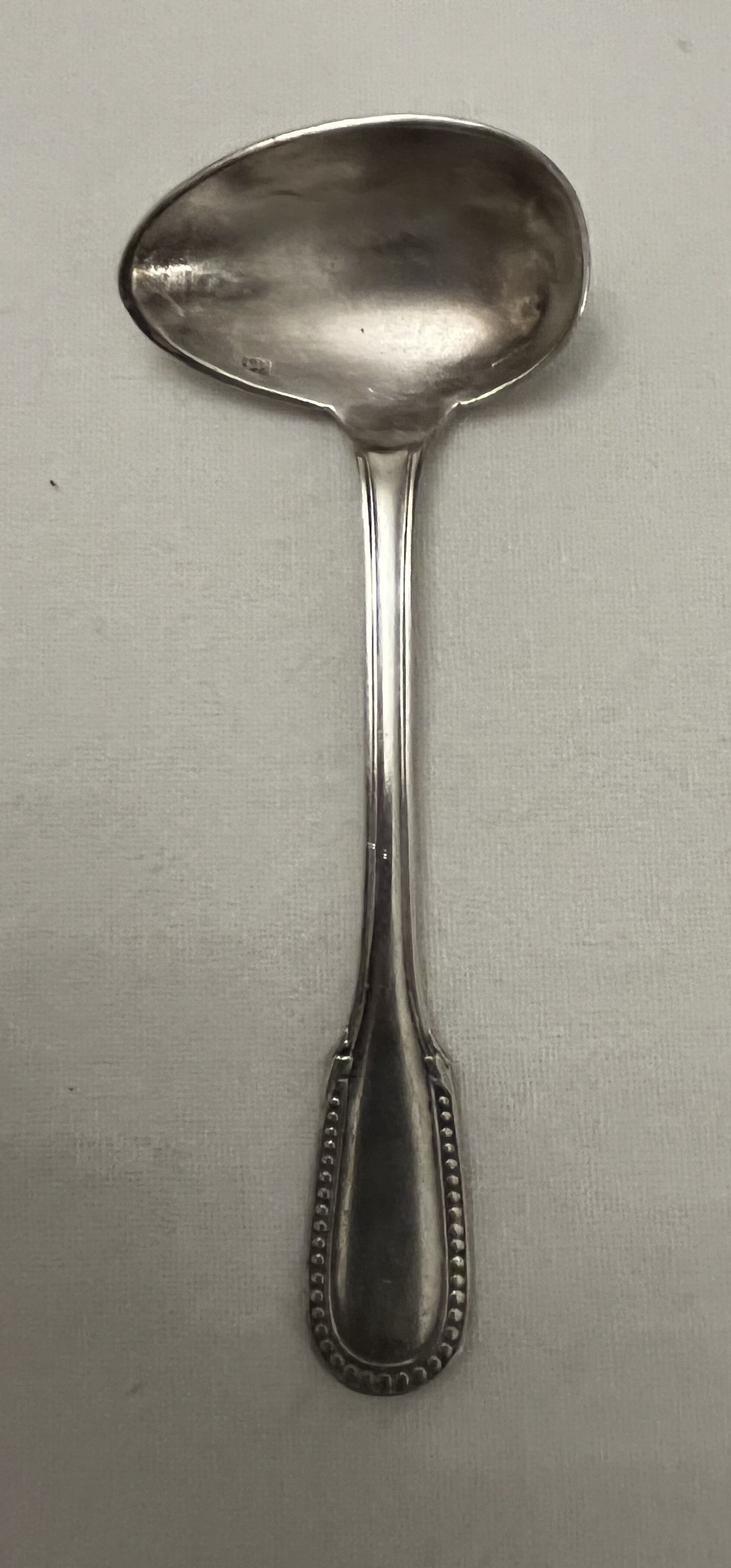 Cuillère à sauce en métal argenté Ercuis