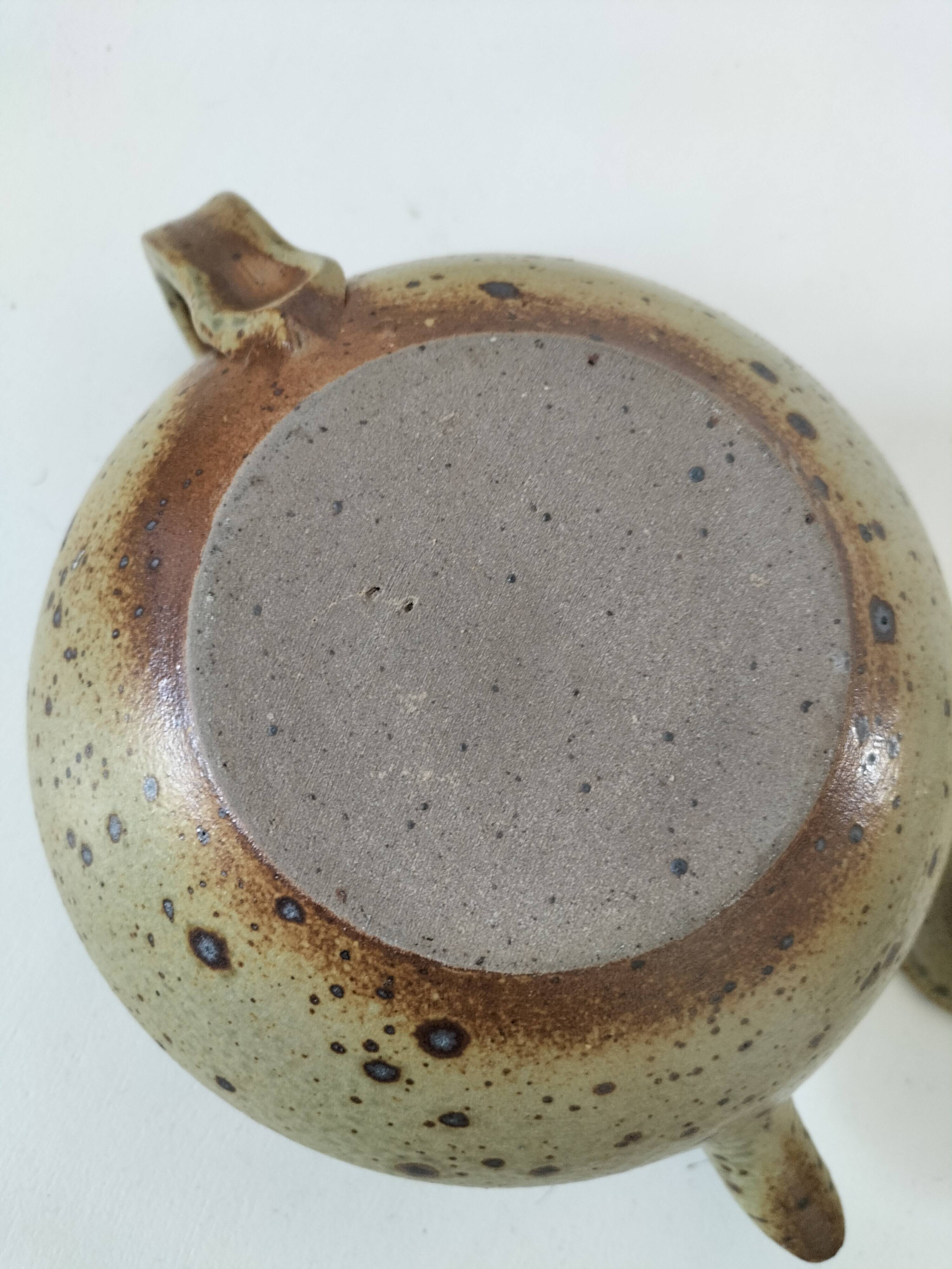 Théière en grès de Puisaye – années 60/70