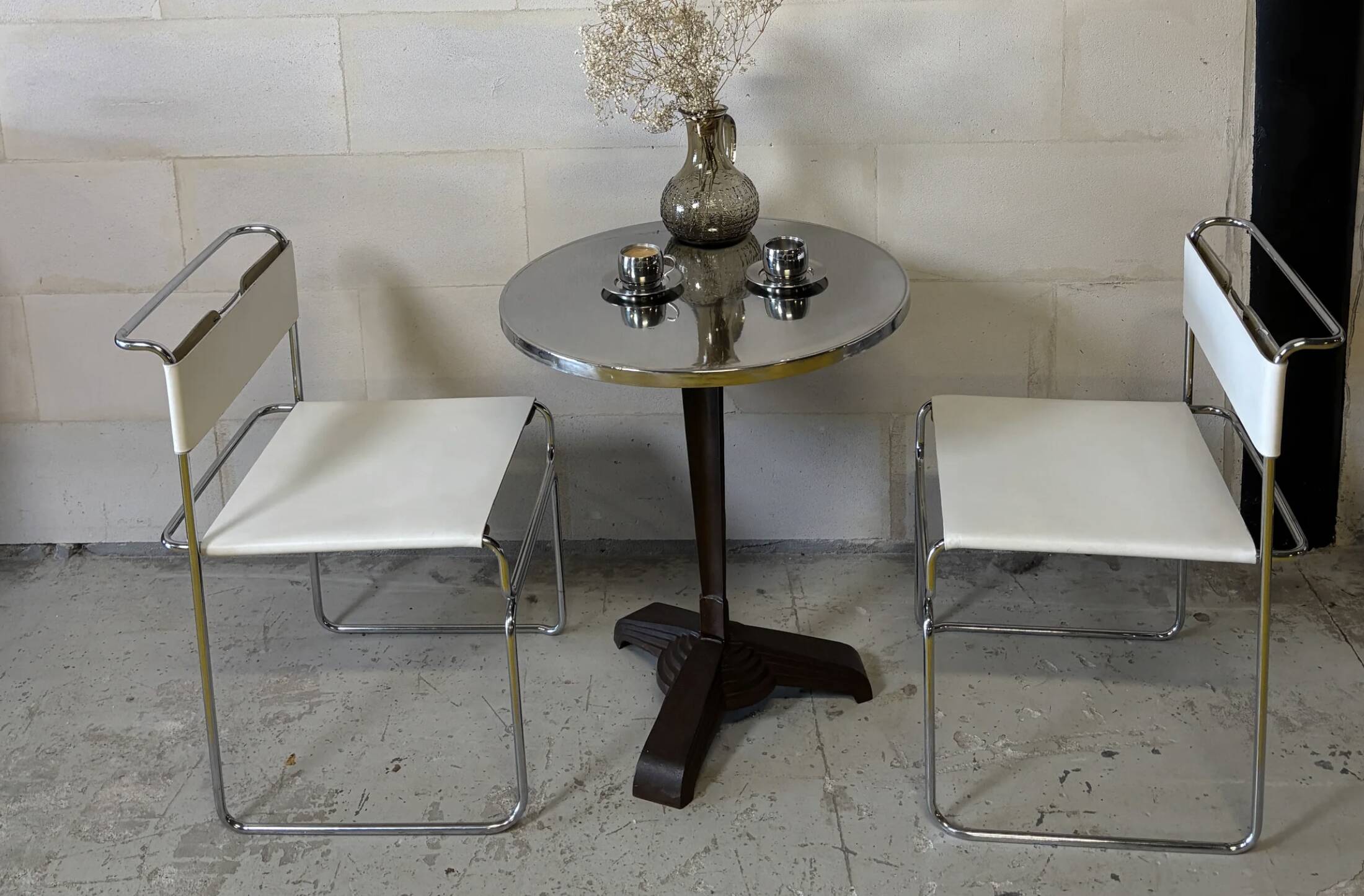 Lot of 2 "Libellula" Giovanni chairs - Planula | 1970s 1980s