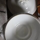 Pexonne FF iron earth white soup tureen