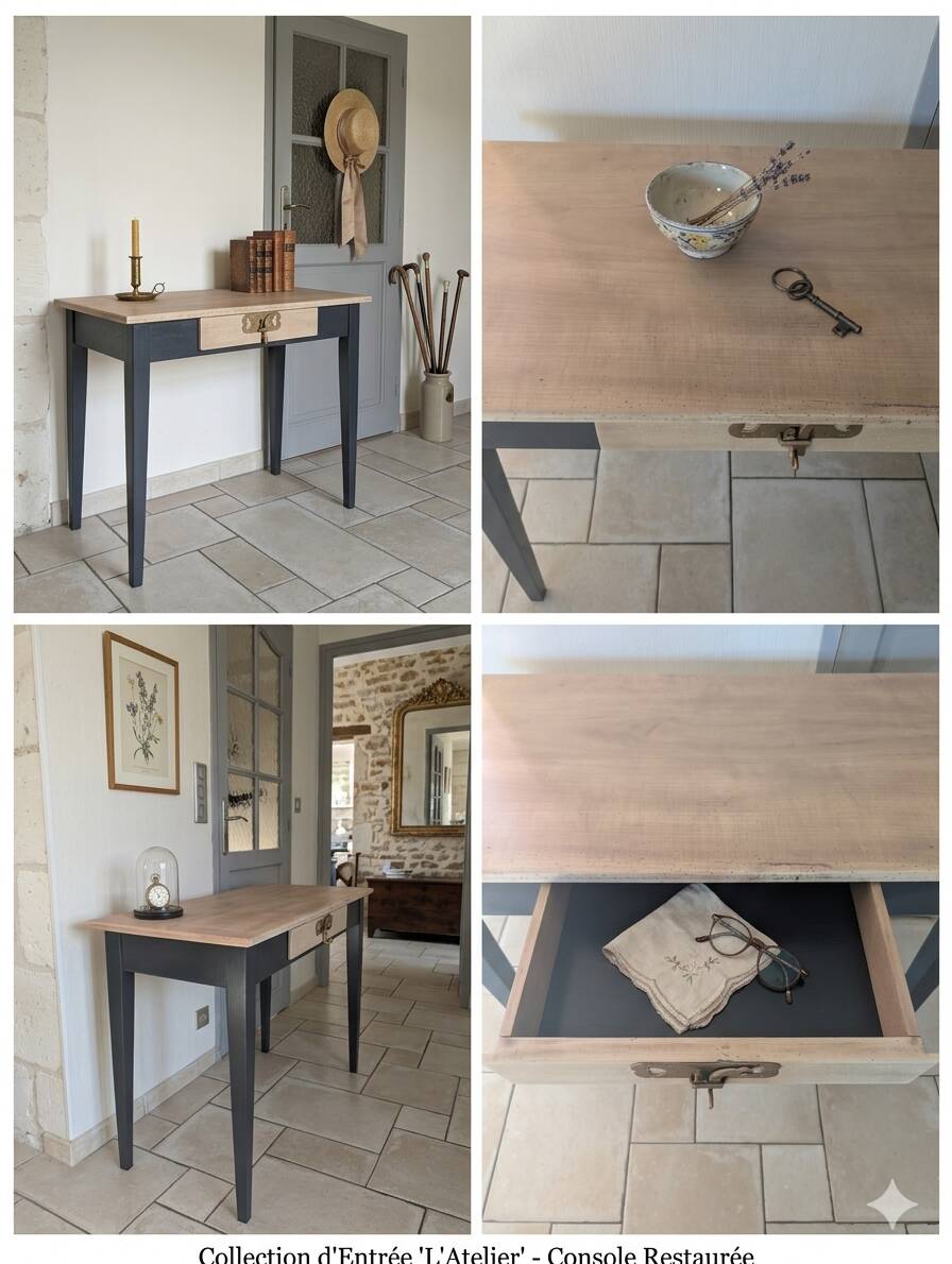 Vintage entry console